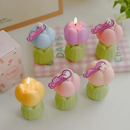 Bougie Parfumée - Tulipe - Mon Repos Mérité