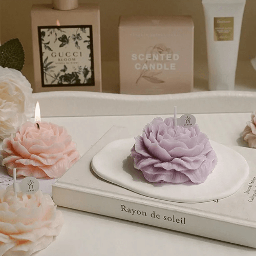 Bougies - Fleur de Pivoine - Mon Repos Mérité