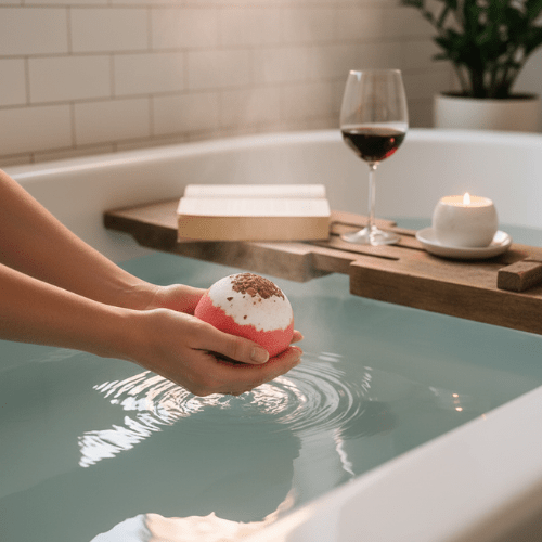 Boules de Bain - Rose - Mon Repos Mérité