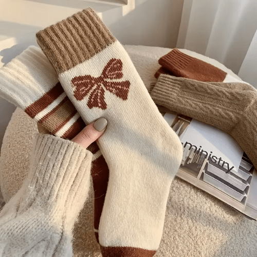 Chaussettes Chaude Femme Confortable - 4 paires - Mon Repos Mérité