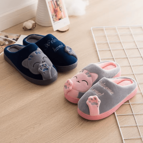 chaussons femme Chat de maison