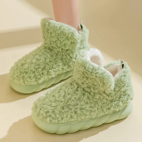 Chaussons Femme CloudyFeet vert