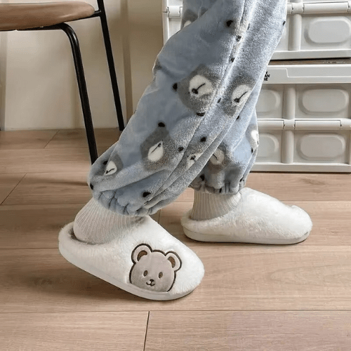 chaussons femme CosyBear™ cadeau anniversaire
