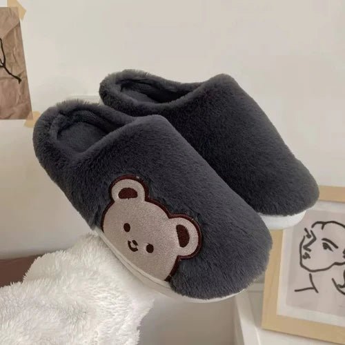 chaussons femme CosyBear™ noir