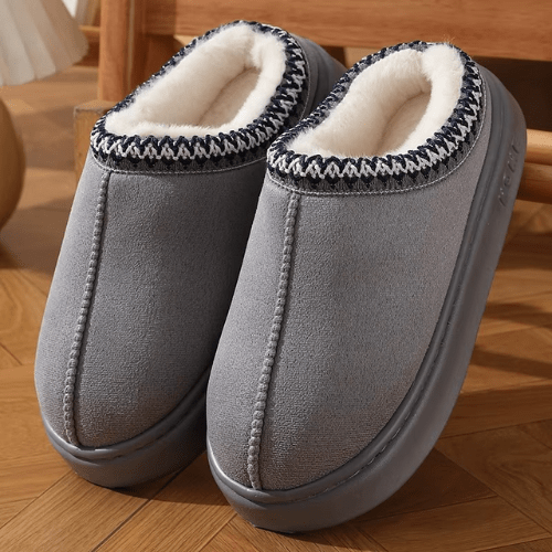 Chaussons Femme CozyStep gris