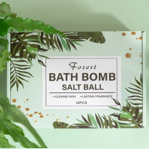 coffret bombe de bain sensoasis sur fond vert