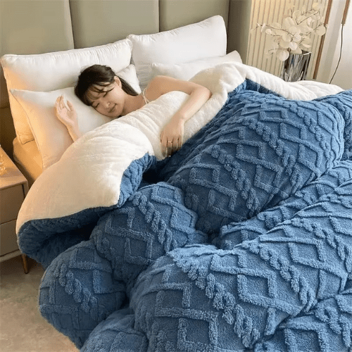 couette lestée dreamrest bleu