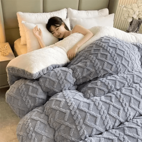 couette lestée dreamrest gris