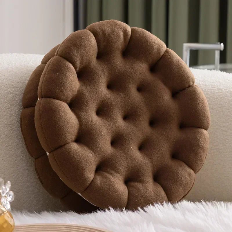 Coussin Décoratif - Biscuit Chocolat - Mon Repos Mérité