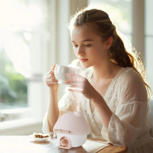 Diffuseur aux Huiles Essentielles Champi avec femme