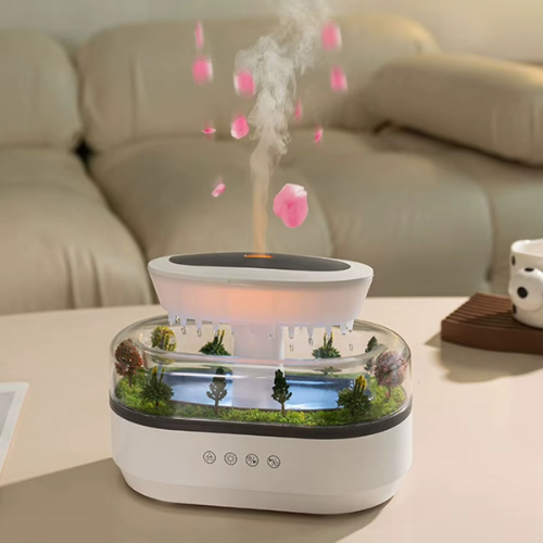 diffuseur aux huiles essentielles pluie bruit blanc