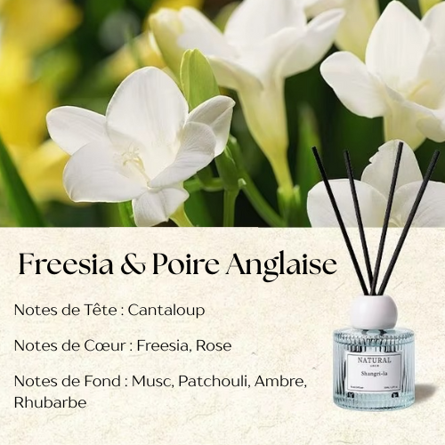 Diffuseur de Parfum à Roseaux freesia