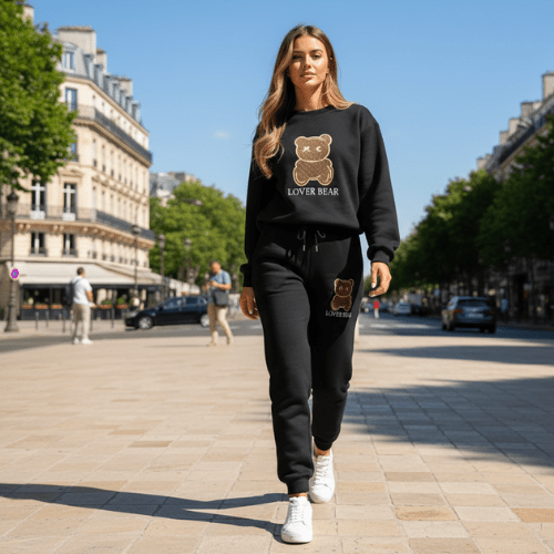 Ensemble Jogging Femme | Ours - 2pcs - Mon Repos Mérité