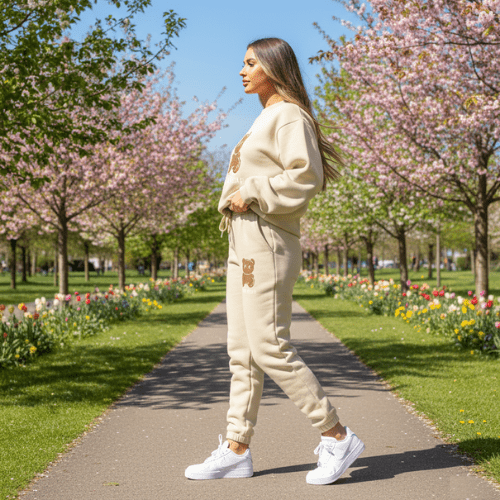 Ensemble Jogging Femme | Ours - 2pcs - Mon Repos Mérité