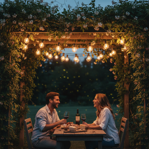 guirlande guinguette ronde romantique