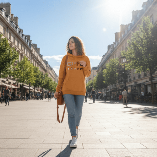 Hoodie Femme - Coffee Lover's - Mon Repos Mérité