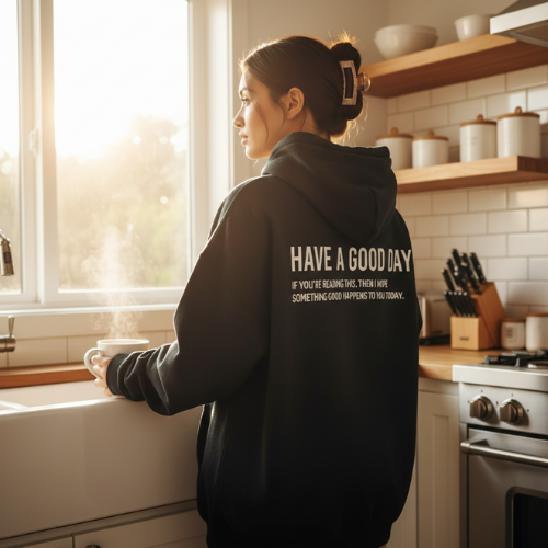 hoodie femme have a good day cadeau
