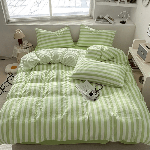 Housse de Couette 220x240 - Rayée | 4pcs - Mon Repos Mérité