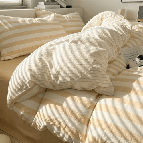 Housse de Couette 220x240 - Rayée | 4pcs - Mon Repos Mérité