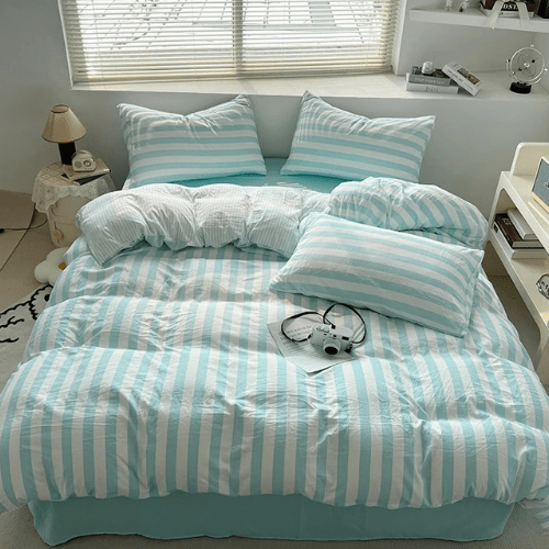 Housse de Couette 220x240 - Rayée | 4pcs - Mon Repos Mérité