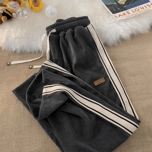 Pantalon Femme Confortable - Velours Côtelé - Mon Repos Mérité