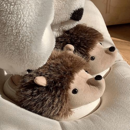 Pantoufle Fille | Hérisson - Mon Repos Mérité