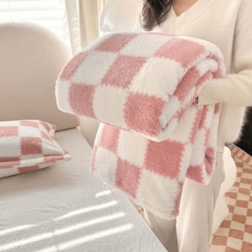 Plaid à Carreaux - Mon Repos Mérité