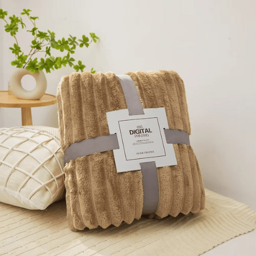 plaid skincover marron