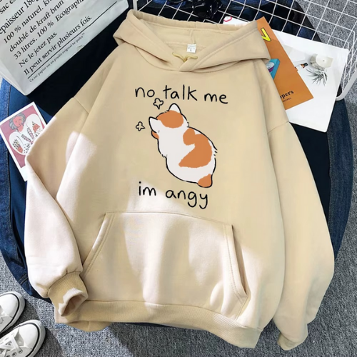 sweat a capuche miouka beige