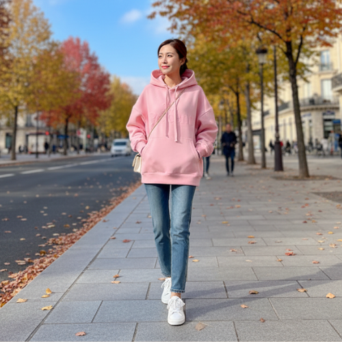sweat femme couleur vibrante automne