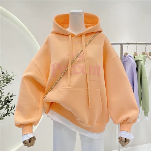 sweat femme couleur vibrante orange