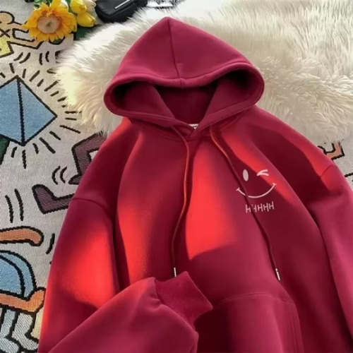 sweatshirt femme cozysmile rouge