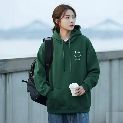 sweatshirt femme cozysmile vert