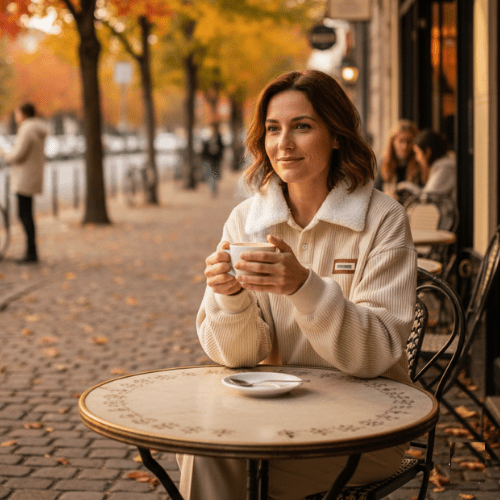 Sweatshirt Femme - Polo Rayé - Mon Repos Mérité