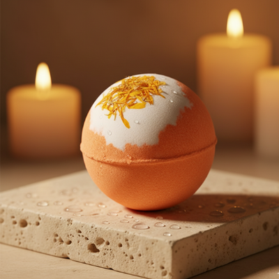 collection de bombes de bain naturelles