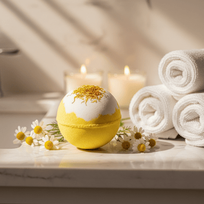 Bombe de Bain Moussant - Camomille - Mon Repos Mérité