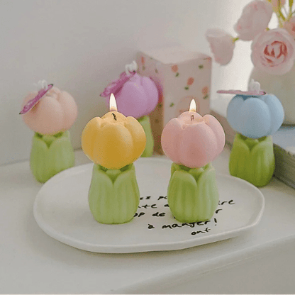 Bougie Parfumée - Tulipe - Mon Repos Mérité