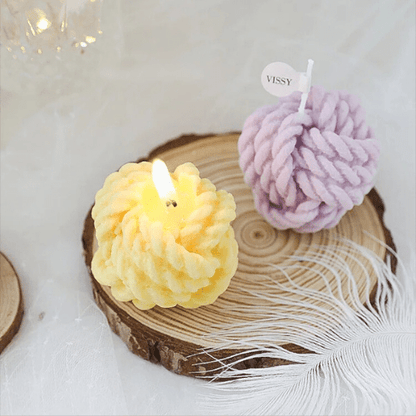 Bougies Parfumées - Boule de Nœuds - Mon Repos Mérité