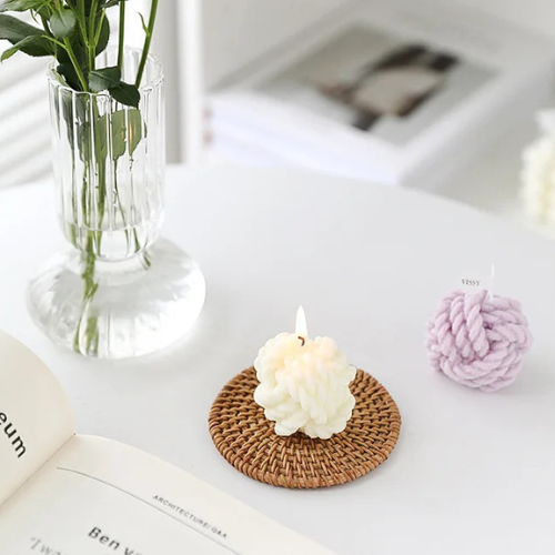 Bougies Parfumées Boule de Nœuds pour salle de bain