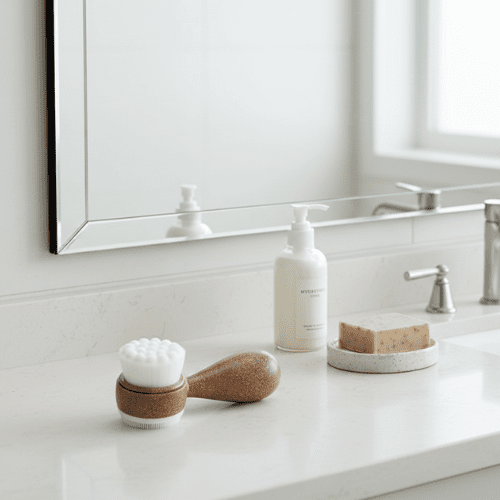 Brosse Exfoliante Visage Naturel - Mon Repos Mérité