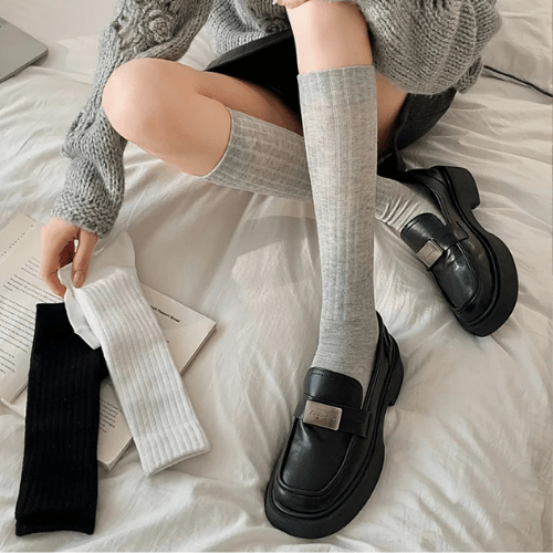Chaussette Haute Femme 3 Couleurs - 3 paires - Mon Repos Mérité