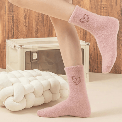 Chaussettes pour Femme - Coeur - Mon Repos Mérité