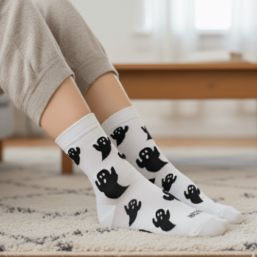 Chaussettes pour Femme - Fantôme - 2 paires - Mon Repos Mérité