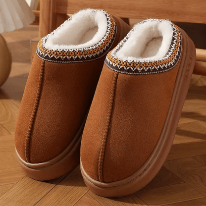 Chaussons Femme CozyStep marron
