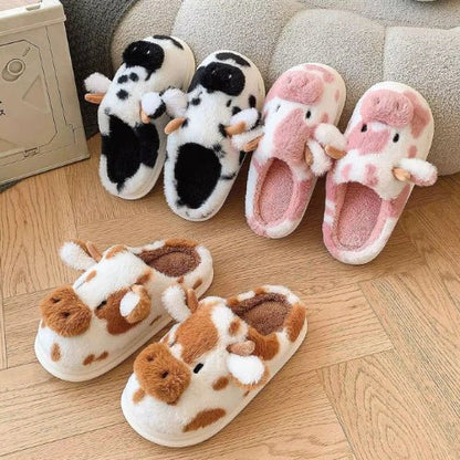Chaussons Femme | Vache - Mon Repos Mérité
