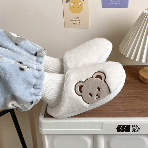 chaussons pour femme chauds cosybear pour l'intérieur