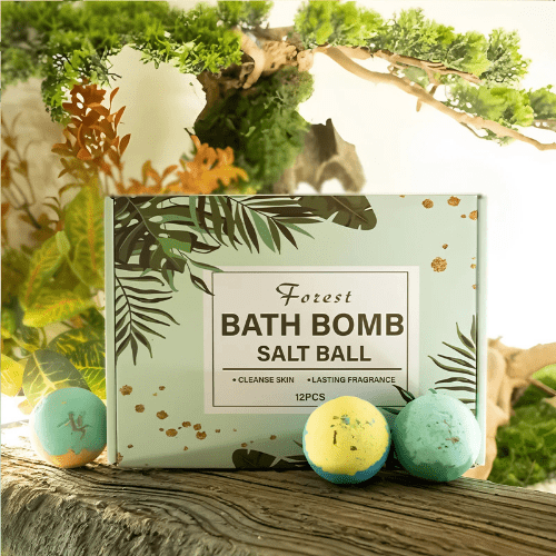 Coffret Bombe de Bain | SensOasis™ - 12pcs - Mon Repos Mérité