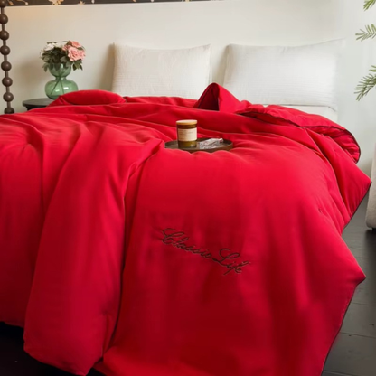 couette d'été naturelle en soie de mûrier rouge