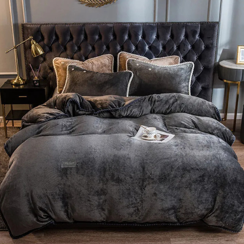 couette lestée apaisante détachable noir