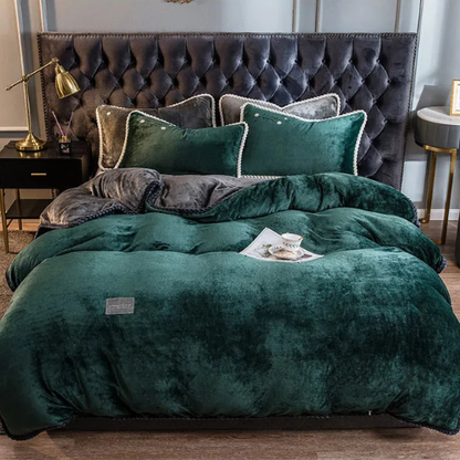 couette lestée apaisante détachable vert